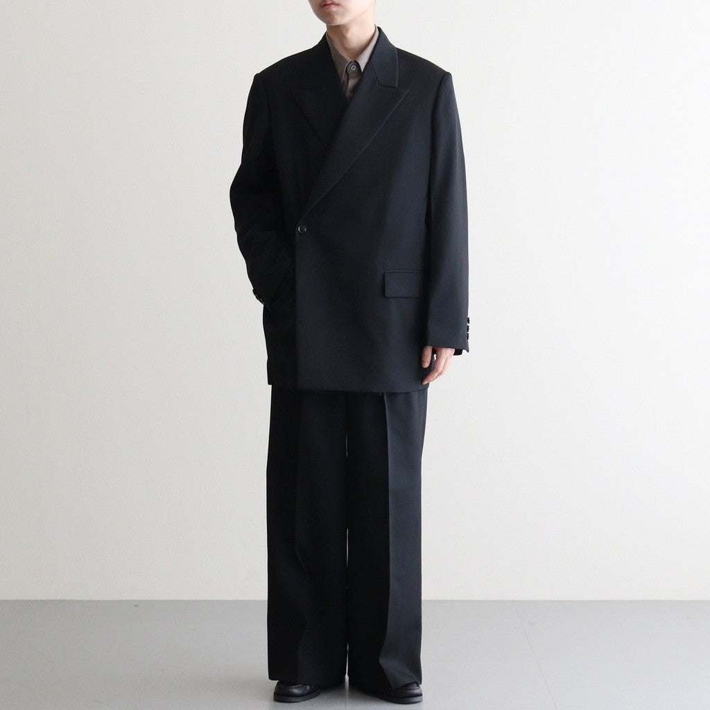 Double Breasted Jacket #BLACK [YK25FW01050J] - ciacura 三重県