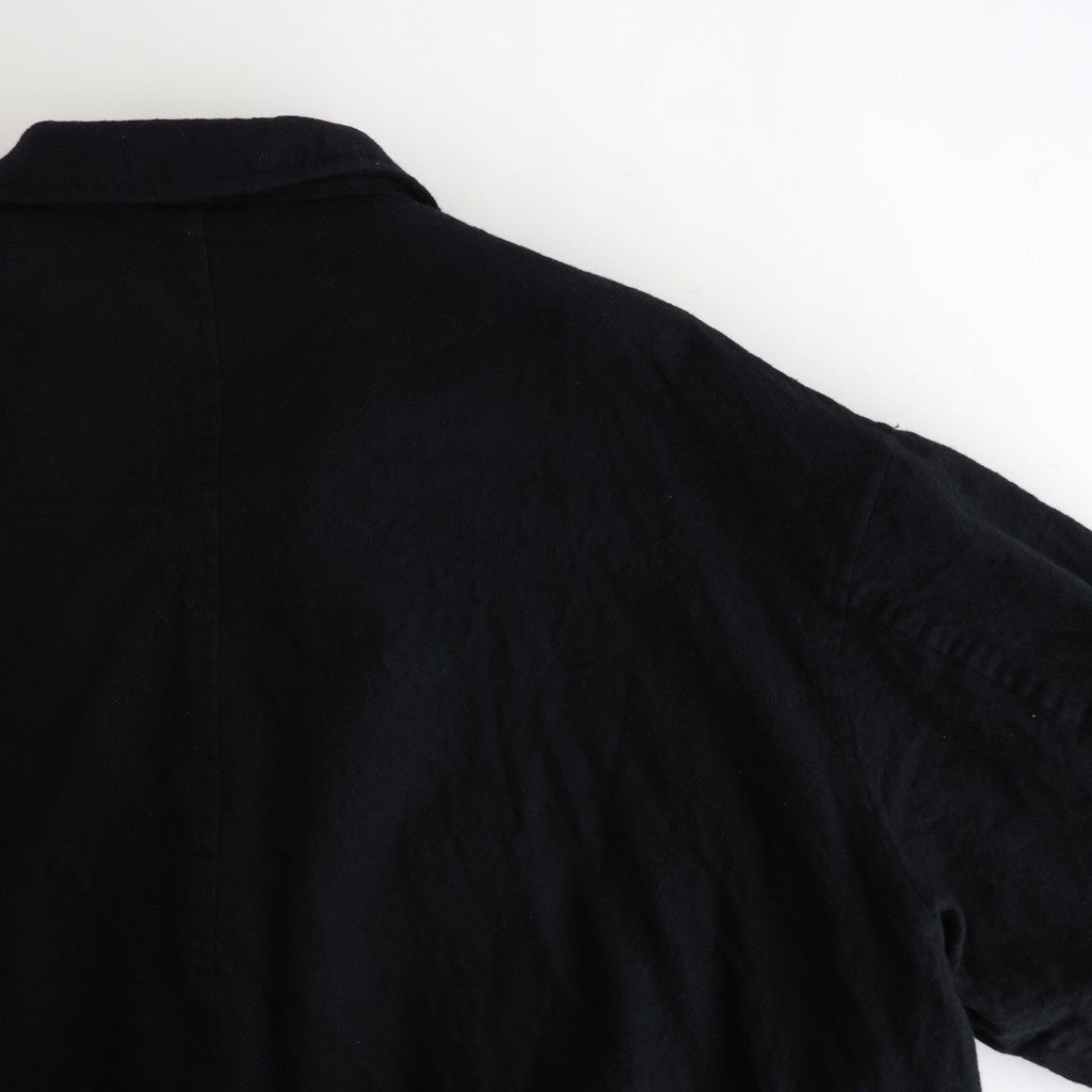 ウールサージ 製品縮絨ジャケット #BLACK [HP-J105-051]