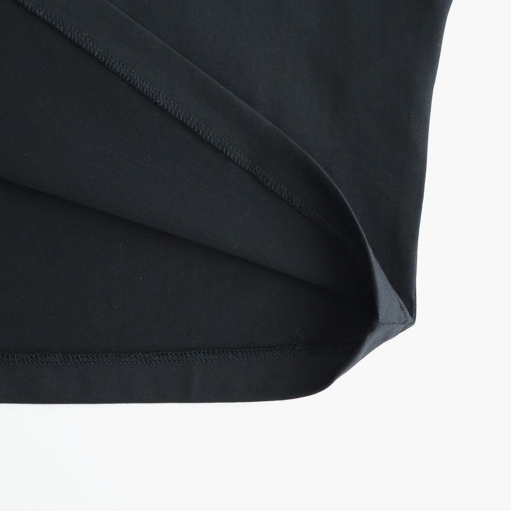 SUVIN 60/2 WIDE SLEEVE T-SHIRT #BLACK [KKAGLM0016]