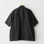 Solotex Twill S/S Oversized Box Shirt #BLACK [GM261-50159B]