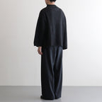 COMFORT BLEND YARN LOOSE FIT SWEATER #CHARCOAL [N0011]