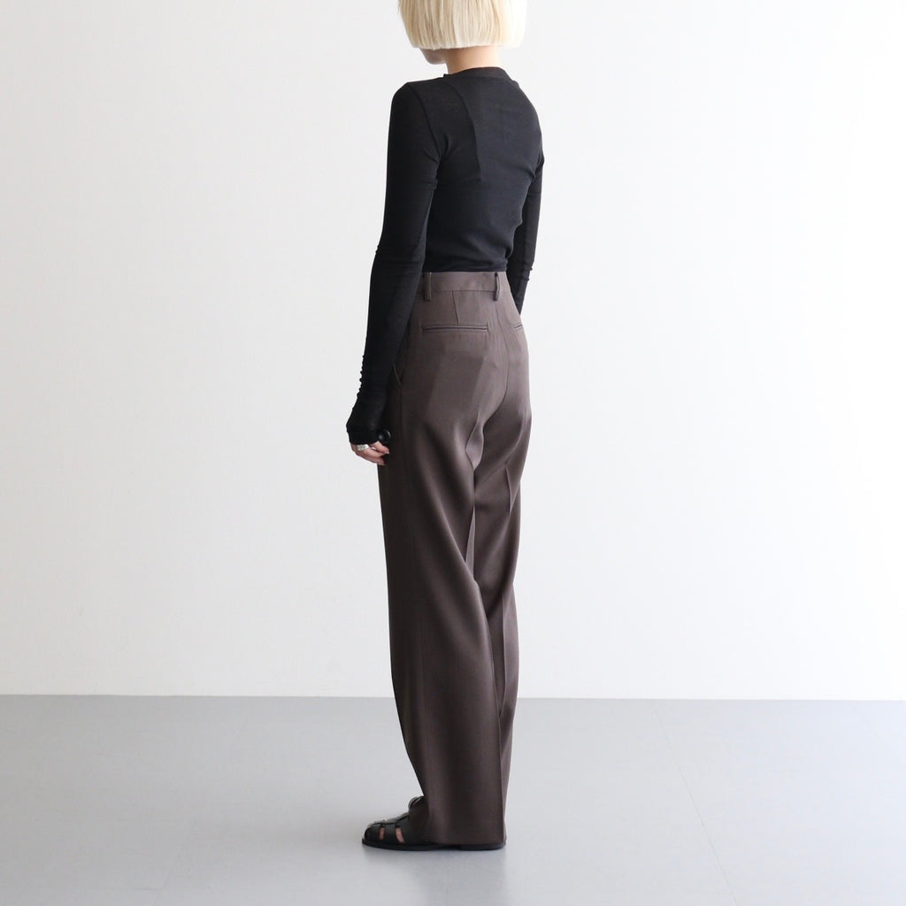 SUPER HIGH GAUGE SHEER RIB L/S TEE #BLACK [A00T01HF]
