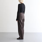 SUPER HIGH GAUGE SHEER RIB L/S TEE #BLACK [A00T01HF]