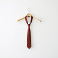 SILK STRIPE TIE #BURGUNDY STRIPE [A25AT01SS]