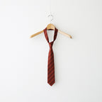 SILK STRIPE TIE #BURGUNDY STRIPE [A25AT01SS]