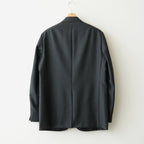 BLUEFACED WOOL JACKET #CHARCOAL NAVY STRIPE [A26AJ01BS]