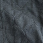 NCHRJK - ポリエステル&レーヨン・クリア ツイル・キルト チャイナジャケット #91 Dark Grey mix [SN_NC0401JK]