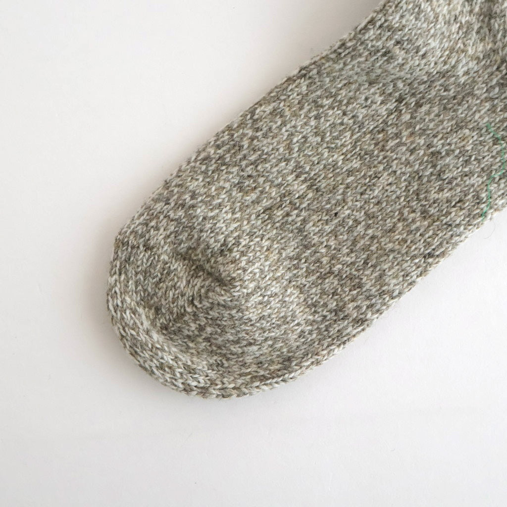 MERINO WOOL RAGG SOCKS #GREEN [R1536-AW25]