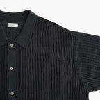Rib Knit Sheer Shirt #BLACK [YK26SS01250S]