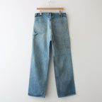 SELVEDGE FADED HEAVY DENIM PAINTER PANTS #FADED INDIGO [A24AP01DH]