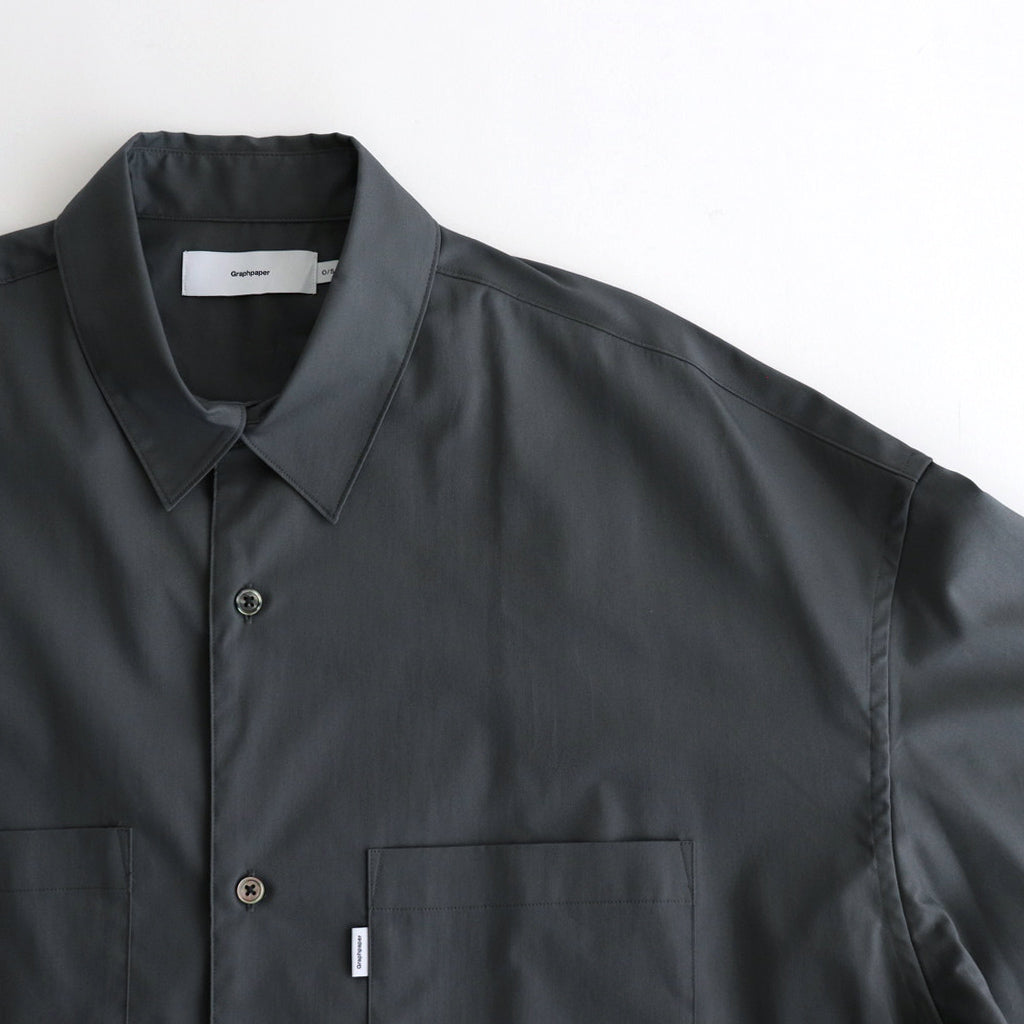 Solotex Twill L/S Oversized Box Shirt #GRAY [GM243-50324B]