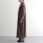 SUPER FINE WOOL MOSSER CHESTERFIELD COAT #TOP BROWN [A25AC02WM]