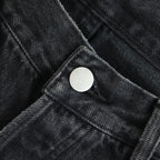 BAGGY DENIM JEANS #BLACK [ST.1237]