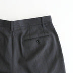 Melange Herringbone Pleated Wide Shorts #GRAY [GM261-40333]
