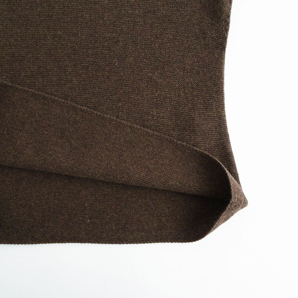 Seamless Offshoulder Knit #BRN [12610531]
