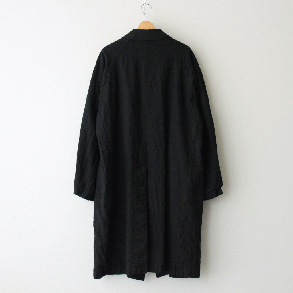 ウールサージ 製品縮絨コート #BLACK [HP-C101-051] – ciacura