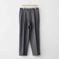 Melange Herringbone Pleated Wide Trousers #GRAY [GM261-40332]