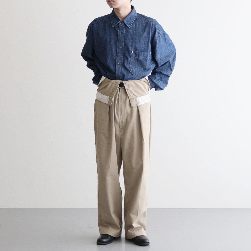 男性モデル(ハラ):172cm 58kg 着用サイズ：3