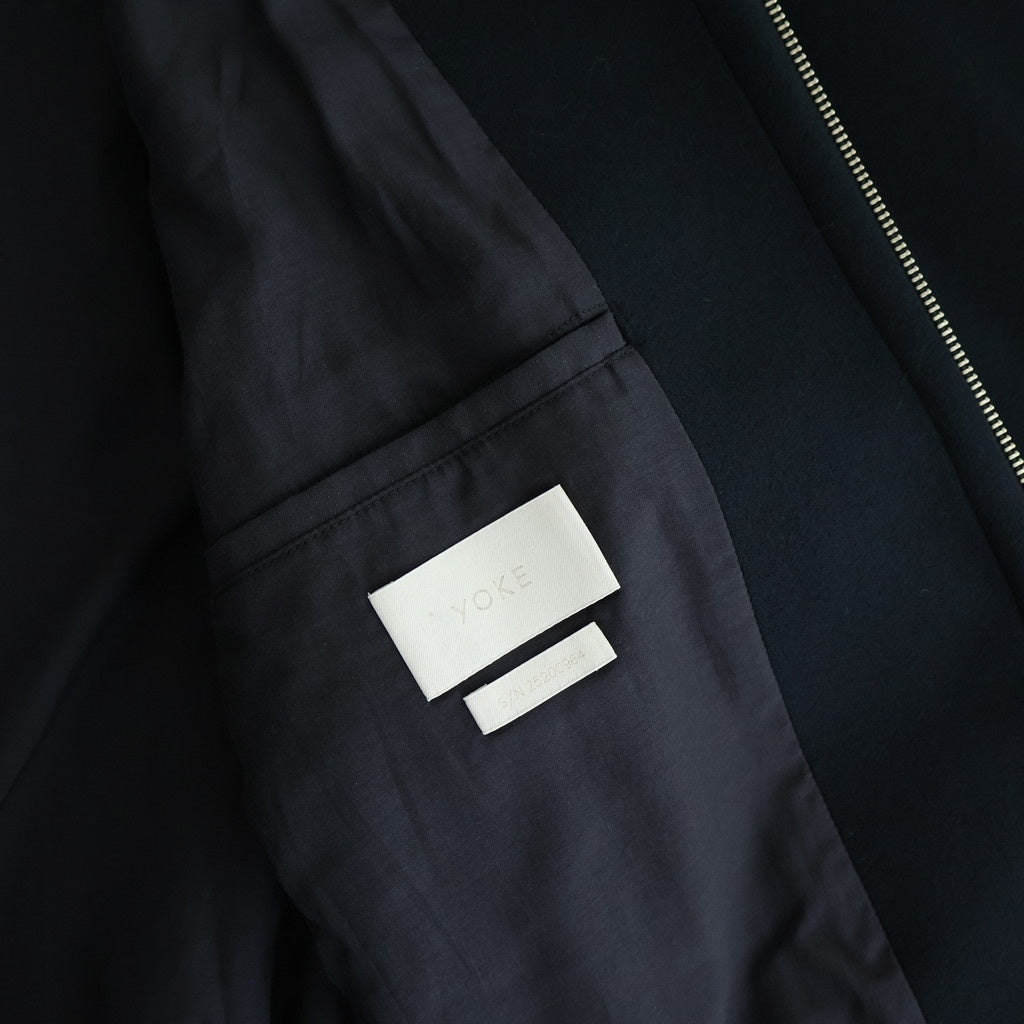 Melton Stand Collar Zip Blouson #BLACK [YK25FW01034B]