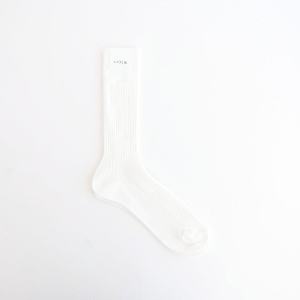 GIZA HIGH GAUGE SOCKS #WHITE [A00S02SX-W]