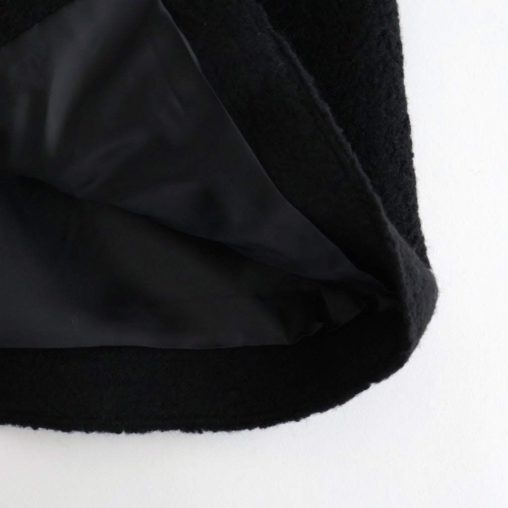 Standcollar Boucle Jacket #BLK [12520002]