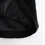 Standcollar Boucle Jacket #BLK [12520002]