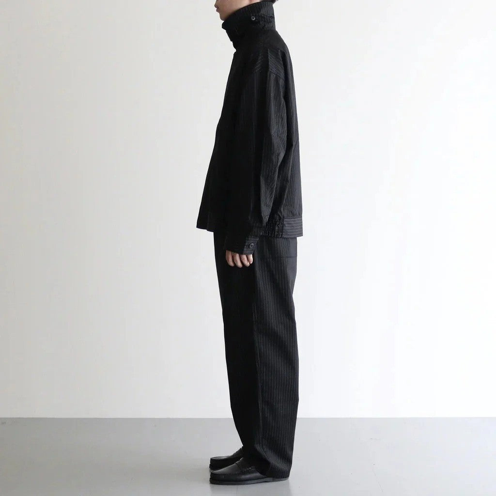 CORPORATE EASY PANTS #BLACK STRIPE [FSC263-40168B]
