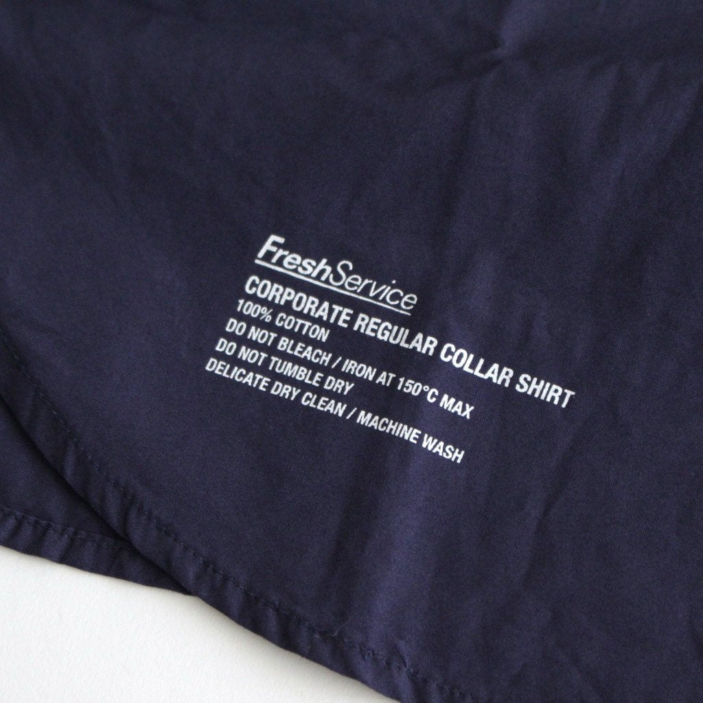CORPORATE REGULAR COLLAR SHIRT #NAVY [FSW-22-SH_16]