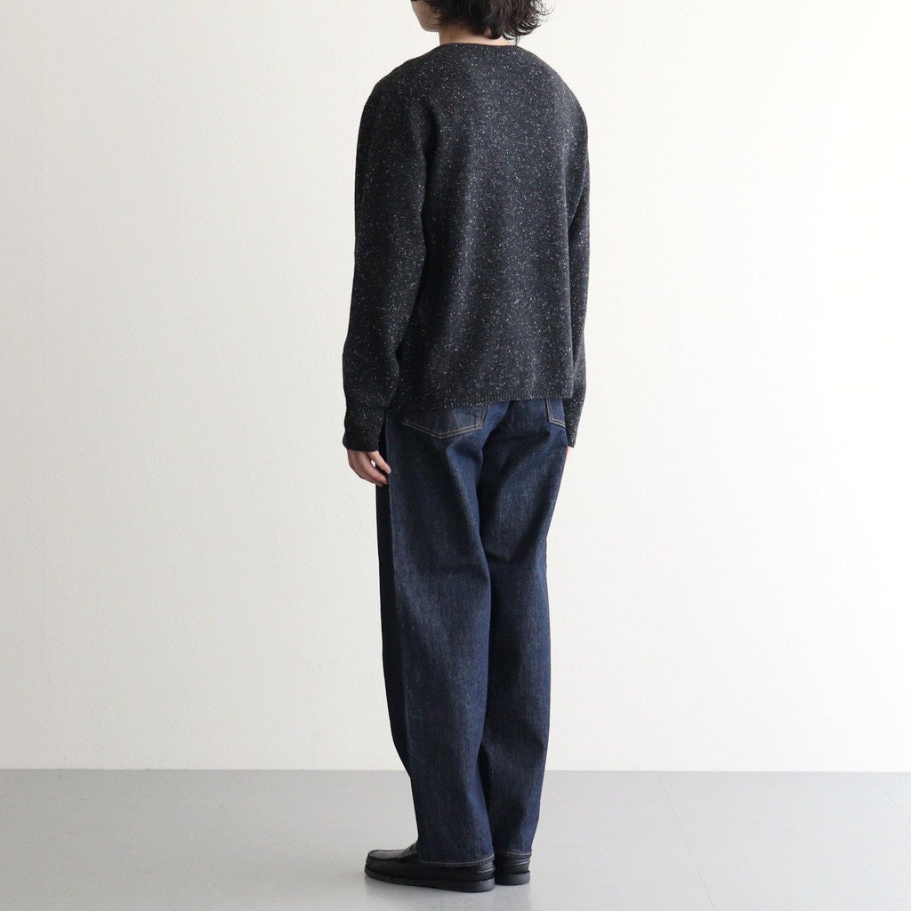 CASHMERE NEP KNIT P/O #MIX BLACK [A26AP01NE]
