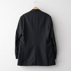 BLUEFACED WOOL JACKET #CHARCOAL NAVY STRIPE [A26SJ03BA]
