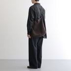 3WAY LARGE TOTE （OIL SUEDE） #DARK CHOCO [L-1]