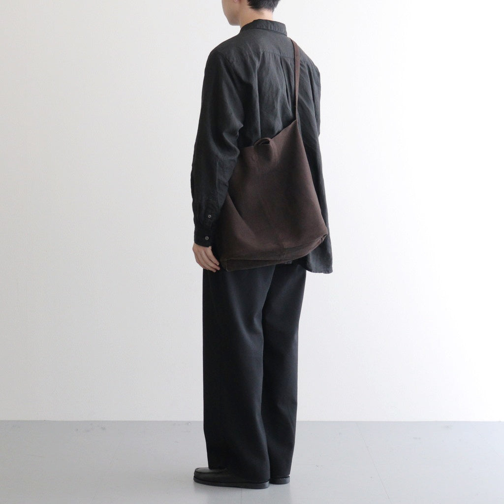 3WAY LARGE TOTE （OIL SUEDE） #DARK CHOCO [L-1]