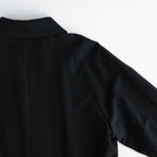 WOOL CASHMERE RAGLAN SLEEVE BALMACAAN COAT #BLACK [ST.1535]