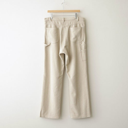 HOMESPUN TWEED PAINTER PANTS #IVORY BEIGE [A26AP03HT]