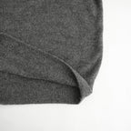Baby Alpaca V-neck Sweater #M.Gray [YK26FW01379S]