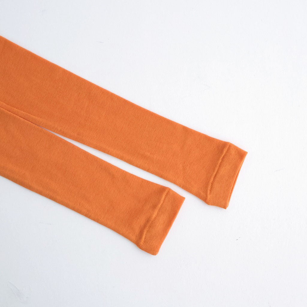 SUPER HIGH GAUGE SHEER RIB L/S TEE #ORANGE [A00T01HF]