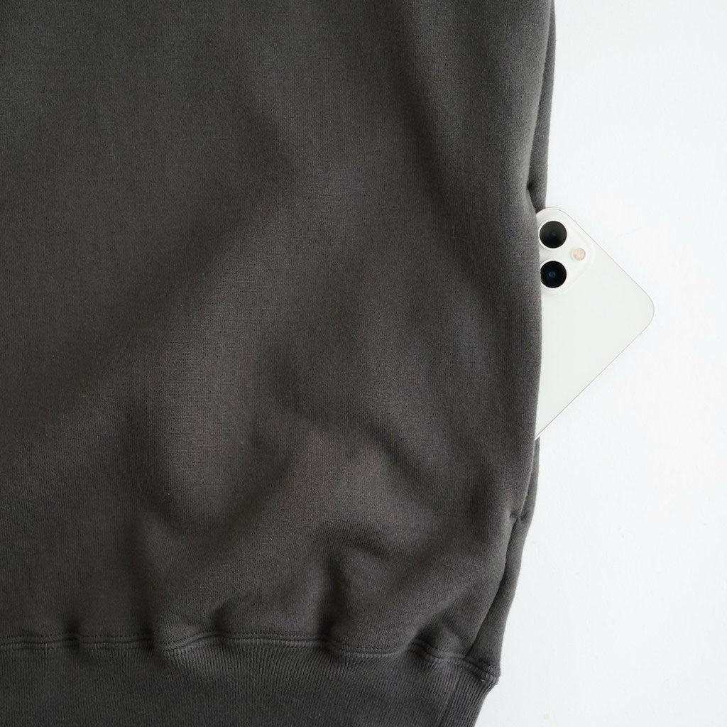 AZUMA Terry Pullover Polo Sweat #GRAY [GU263-70251B]