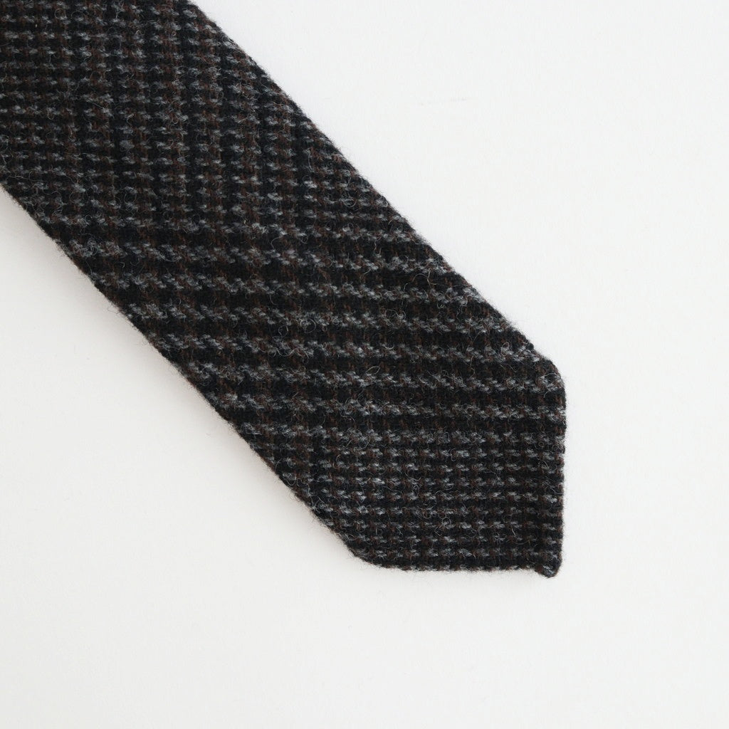 tweed necktie #dark brown [xu-c-twn]