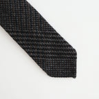 tweed necktie #dark brown [xu-c-twn]