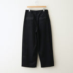 モールスキンシンプル2タックワイドPT #BLACK [D225-P653]