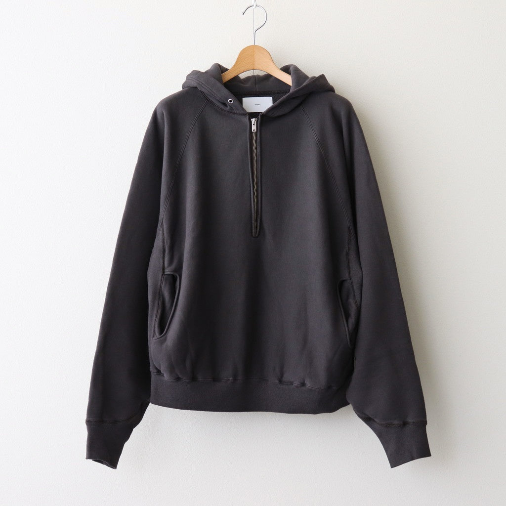 HALF ZIP HOODIE #PURPLE [25330901]