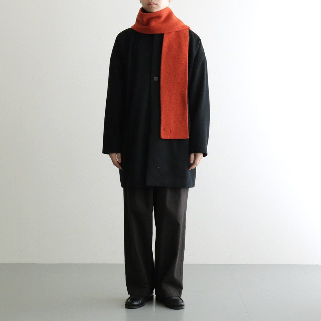 MERINO LAMBS WOOL SOCKSTOLE #BRICK [R5128-AW25]