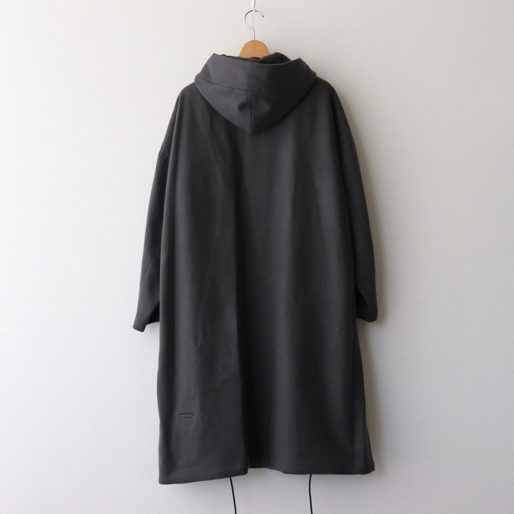 メルトンダッフルロングCT #GRAY [D224-C545]