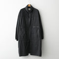 NYLON UTILITY OVER COAT #BLACK [YK24SS0631C]
