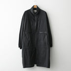 NYLON UTILITY OVER COAT #BLACK [YK24SS0631C]