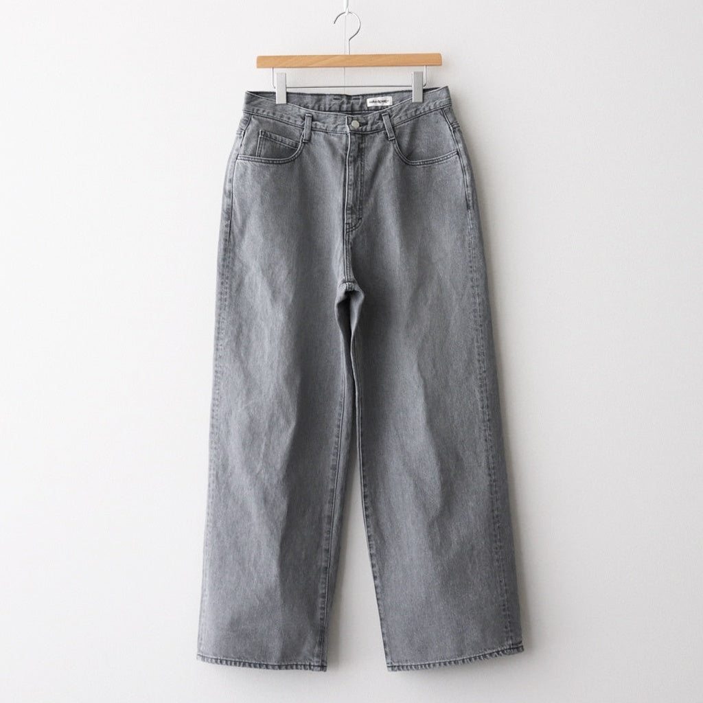 ASHLEY JEANS BLEACHED #SKY GRAY [NG25S-DPT02]