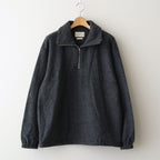 Wool Fleece Half Zip Pullover #CHARCOAL [YK25FW01090B]