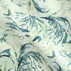 PRINTED AIRY SILK HALF-SLEEVED SHIRT #PALE GREEN [A26SS01AP]