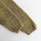 INTARSIA CREWNECK SWEATER #YELLOW [YK24SS0678S]