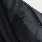 ULTRA FINE TROPICAL WOOL ZIP BLOUSON #TOP CHARCOAL [A26SB01MT]